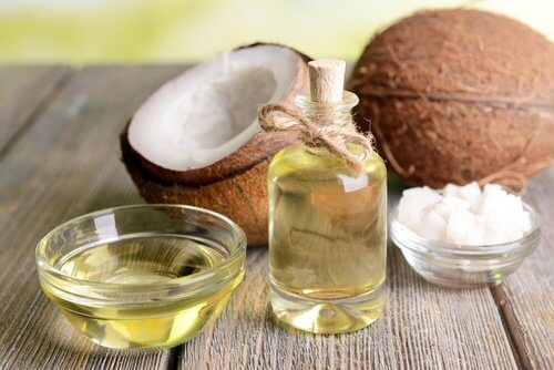 Coconut oil is one of the products for healthy hair