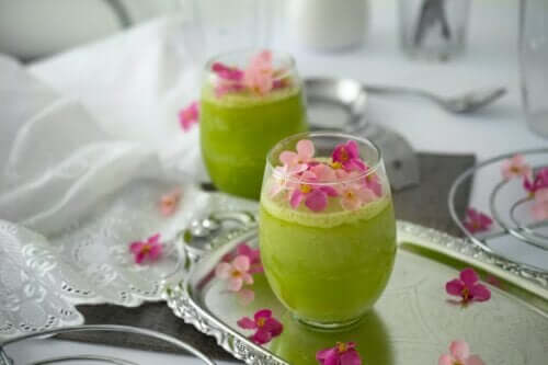 Melon, Green Apple and Cucumber Weight Loss Shake