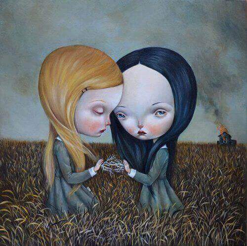 hermanas-tristes-y-solas-en-el-campo