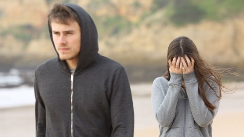 Couple braking up due to infidelity