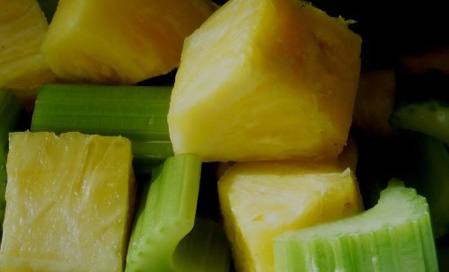 ananas og selleri