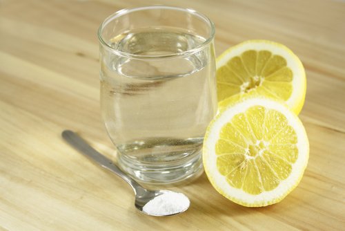 Lemon and water.