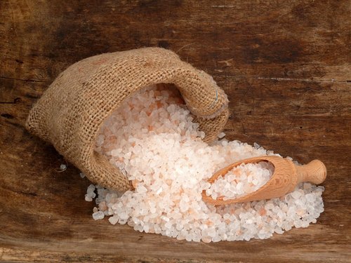 Pink Himalayan salt.