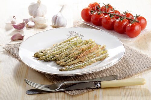 Asparagus is a good food to eat when you have heart burn