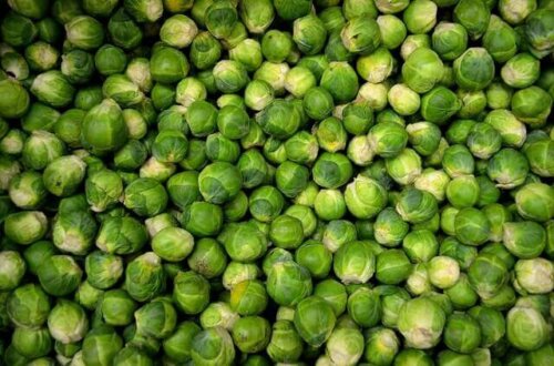 Brussels sprouts after a high-protein vegetable.