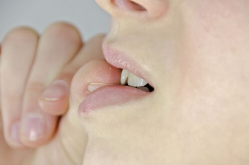 nail biting