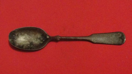Rusty spoon can be restored