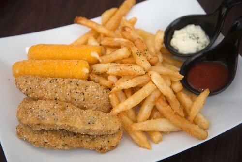 Too much fat may be bad for the face.