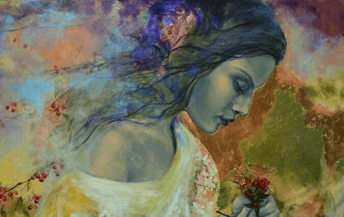 woman-flower-colorful