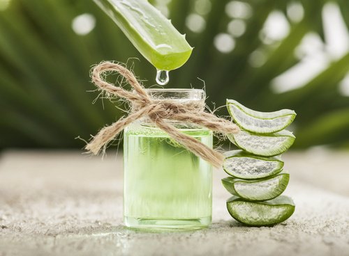 Aloe vera gel to get thicker eyebrows