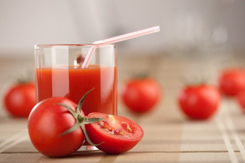 Tomato juice.