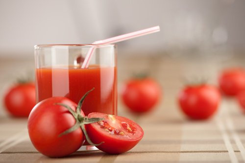 Tomato juice.
