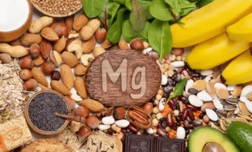 Magnesium containing foods.