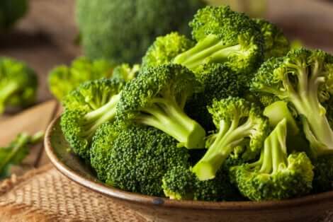 Broccoli on a dish.