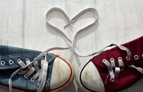 Teen love and sneakers.