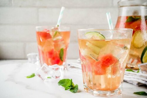 Watermelon rind tea.