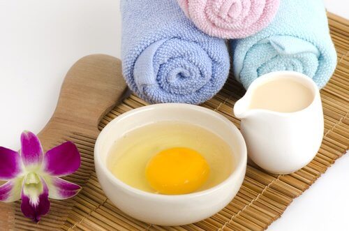 Egg, honey, barley, and aloe vera masks