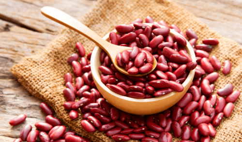 Beans in a bowl.