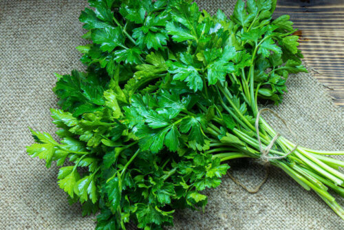 Fresh parsley.
