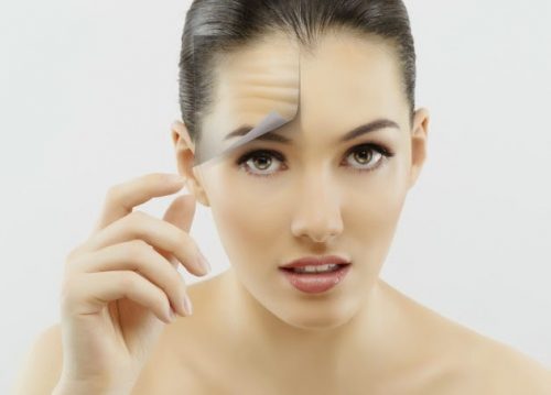 woman with healthy skin