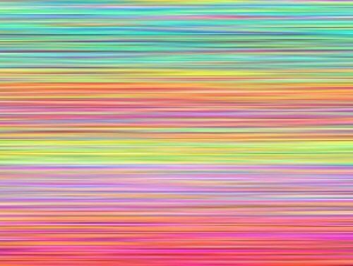 A drawing of different color lines.