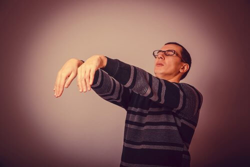 A man with insomnia