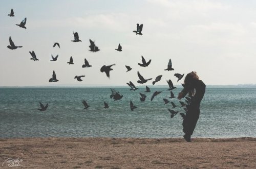 This woman is courageous because she was able to let go of her past.