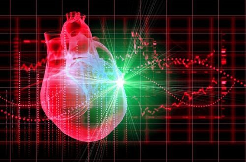 The heart receiving energy.