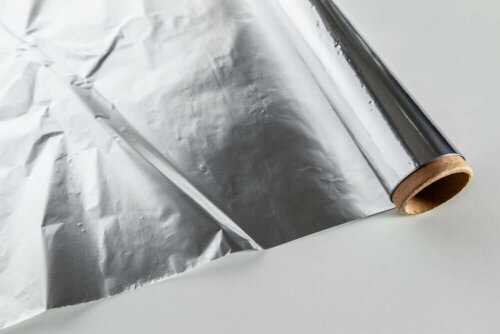 Aluminum foil.