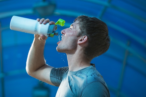 When you start sweating more, you need to drink more water