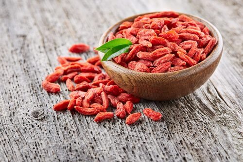 Bowl of goji berries