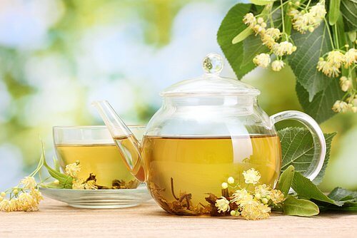 Linden tree tea.