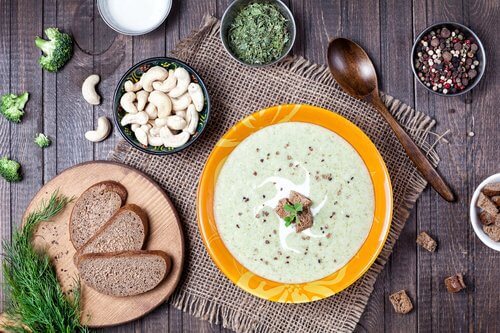 Cream of Vegetable Soup for Pain Relief