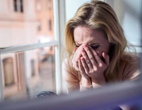 Crying woman
