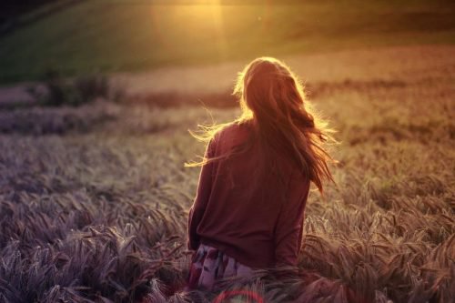 Woman going through a healing process even though it hurts