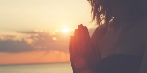 Greeting and farewell using Namaste