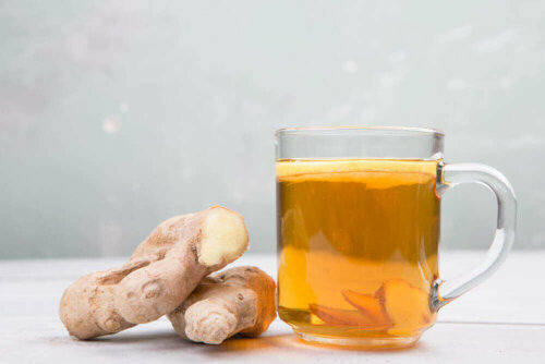 A cup of ginger tea to activate your metabolism.