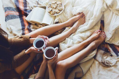 girlfriends spending time together