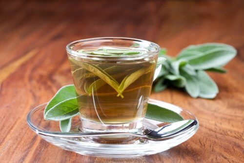 Cup of sage tea