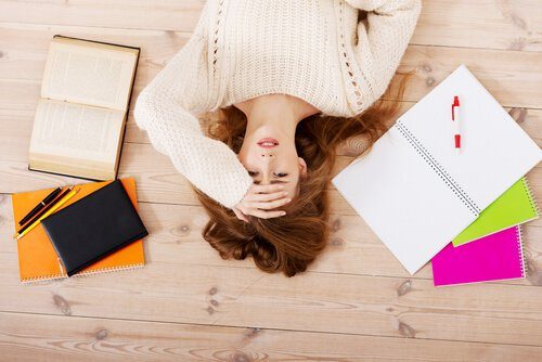 overwhelmed woman