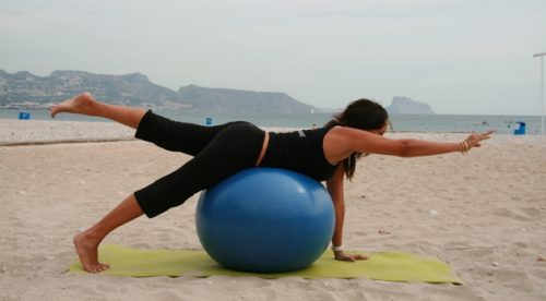Contralaterals with exercise ball