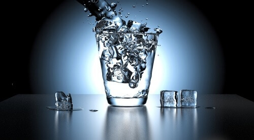 glass of water