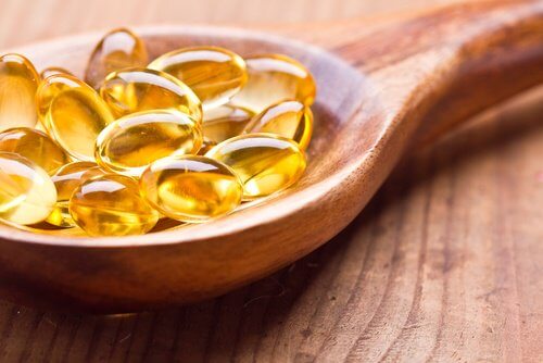Vitamin E capsules