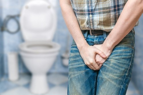 man with bladder problem