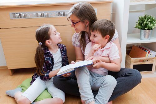 children reading