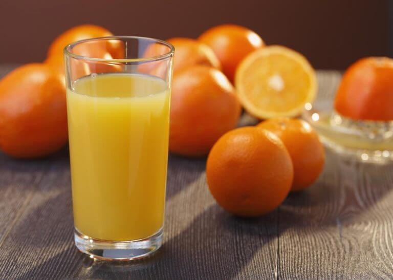 Fresh orange juice