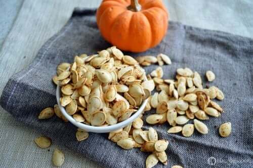 Pumpkin seeds.