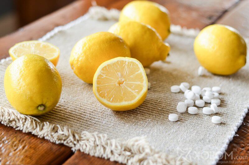 Aspirin and lemon juice