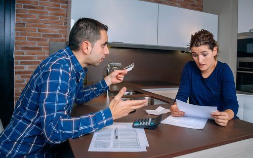 Toxic partners control your spending.