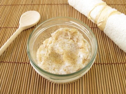 Almond exfoliant